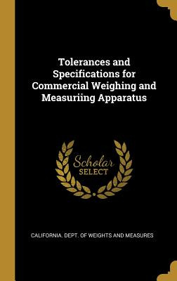 Libro Tolerances And Specifications For Commercial Weighi...