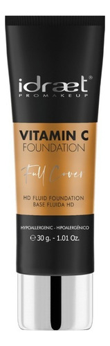 Base de maquillaje líquida Idraet Vitamin C Foundation tono cf120 amber - 30mL