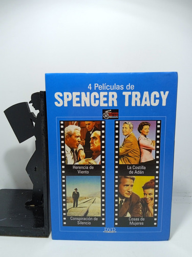 Imagen 1 de 6 de 4 Películas De Spencer Tracy - 2 Cd's - Colección Cine Club