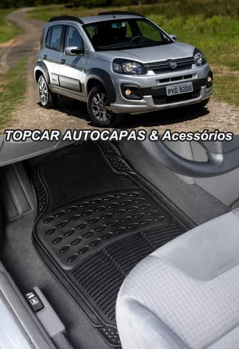 Tapete Ecológico - Preto - Fiat Uno Novo Jogo