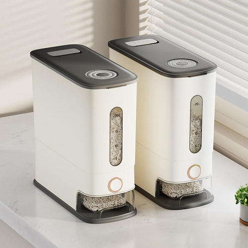 Contenedor De Cereales Cubo De Prensa Dispensador De Cereale