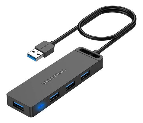 Hub Usb Vention 4 Puertos Usb 3.0 Carga Macbook Laptop