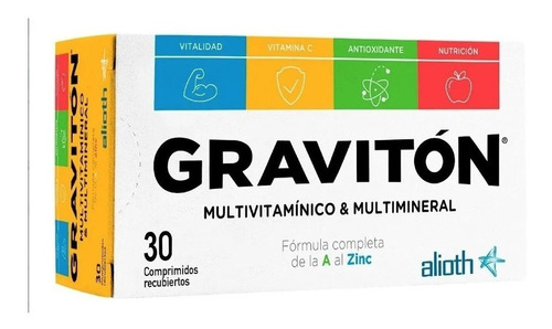 Gravitón Multivitamínico Multimineral Fórmula Completa 30u 