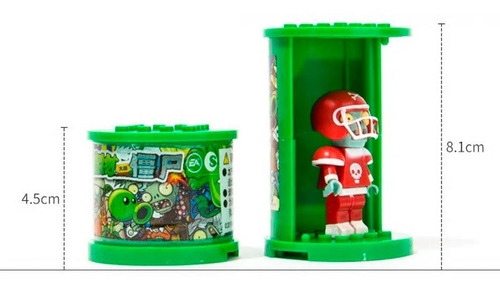 Plantas Vs Zombis Set 5pz Sorpresa (Usado)