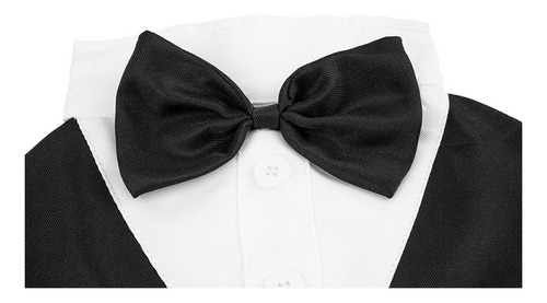 Traje De Boda/vestir Para Perro Con Pajarita