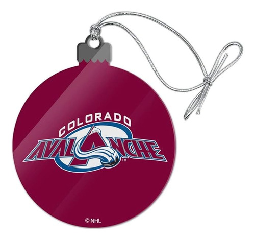 Nhl Colorado Avalanche Logos Acrilico Arbol De Navidad Adorn