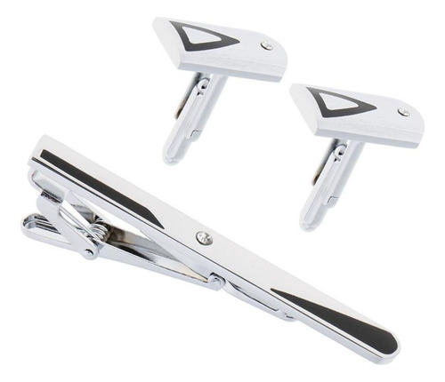 Ba Juego De Gemelos Con Clip Compatible Con Corbata