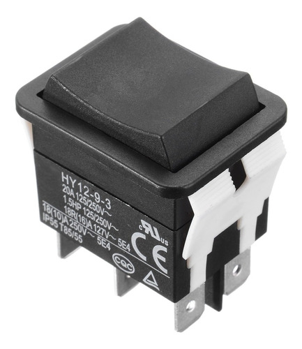 Boton Interruptor Switch On-off-on Hy12-9-3 250v 20a
