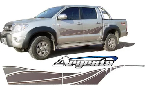 Calcomanias Toyota Hilux  Similar A Original Degrade Oracal