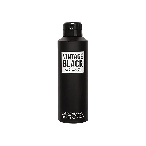 Kenneth Cole Vintage Black Body Spray For Men, 6.0 Fl. Oz.