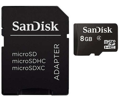 Memoria Micro Sd 8gb Sandisk Original Sellada Combo( 2 Und )