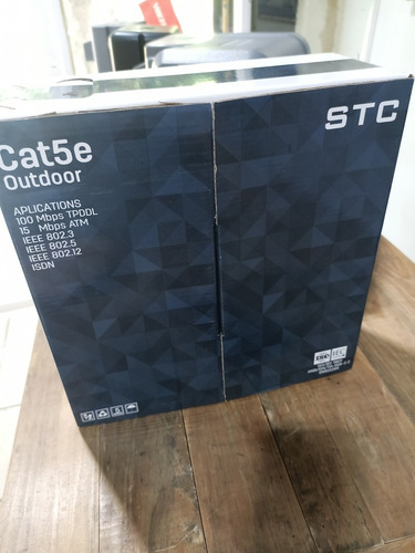 Imagen 3 de 3 de Cable Utp Categoria 5 Outdoor Para Exteriores De 305 M 70%