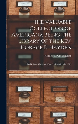 Libro The Valuable Collection Of Americana Being The Libr...