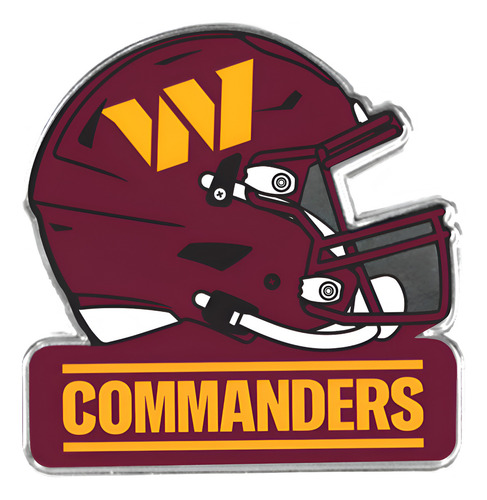 Pin Premier Helmet Aminco Washington Commanders Color Bordó Premier Helmet Commanders