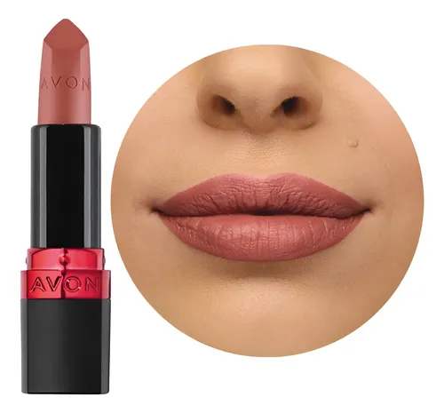 Batom Avon Ultra Color Matte cor Nude Rose
