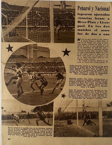Actualidad Peñarol, Clipping Revista Fútbol Déc 50. Ncr06