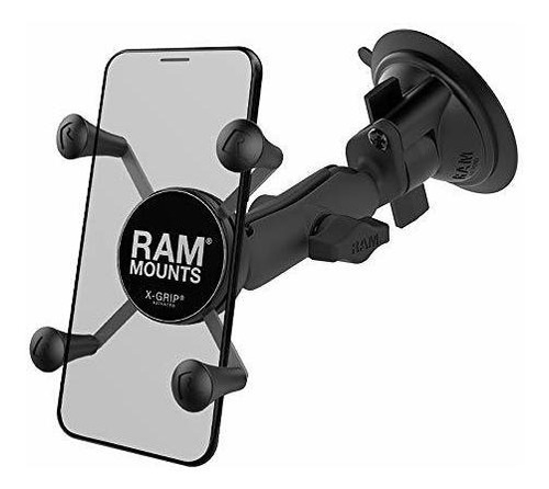 Ram Mounts X-grip Phone Mount With Twist-lock Suction Cup Ba