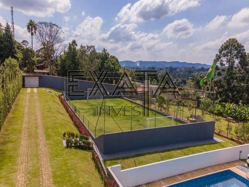Imagem 9 de 30 de Chácara Remanso, Km,topografia Plana Com 2.400 At E 1.018 M² Ac Averbada Sendo 523,01 M² Casa, 495m² Quadra, Com 5 Dormitórios, Sendo 2 Suítes, Campo De Futebol, 16 Vagas - Ch00003 - 71032670