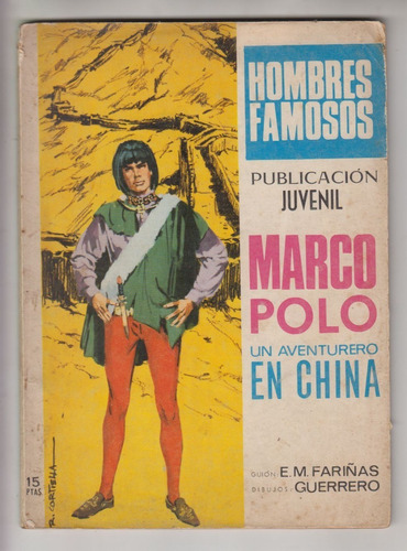 1968 Marco Polo Novela Grafica Comic Por Fariñas Y Guerrero