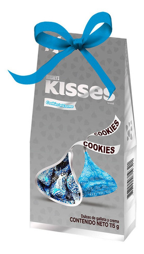 Hershey's Chocolates Kisses Cookies 'n' Creme Estuche × 115g