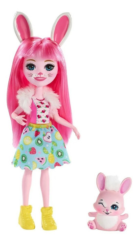 Imagen 2 de 9 de Enchantimals Bree Bunny Con Conejo Twist Original