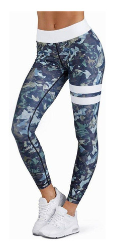 Calza Deportiva Larga, Tiro Medio, Modelo Camuflaje