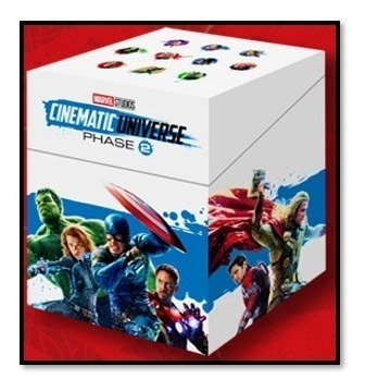 Empaque Marvel  Fase 2 / 6 Títulos Blu-ray / Avengers