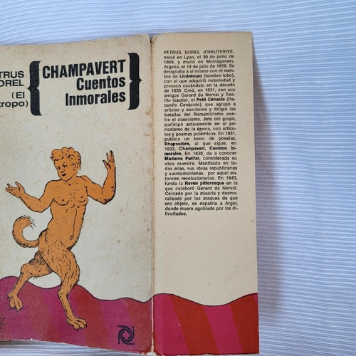 Imagen 4 de 10 de Champavert Cuentos Inmorales Petrus Borel El Licantropo