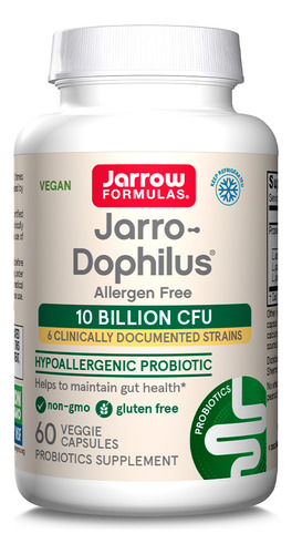 Jarro-dophilus Sem Alérgenos 60 Cáps Sabor Sem Sabor