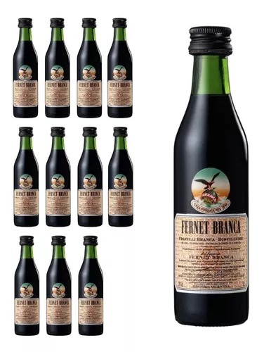 Mini botellas, botellitas miniatura Fernet Branca