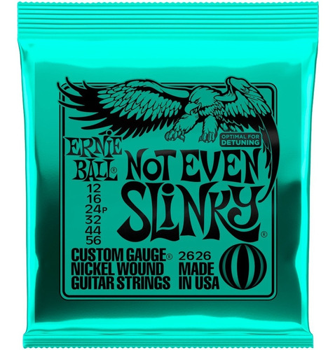 Encordoamento Ernie Ball Guitarra Not Even Slinky 0.12/0.56