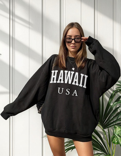 Sudadera Oversize Mujer 2022 Crewneck Pullover Primavera #a