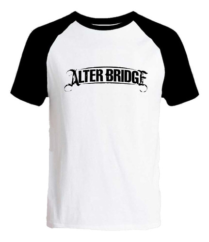 Remera Manga Negra Hombre Mujer Alter Bridge Sublimada