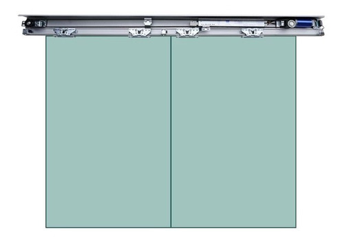 Cabezal Para Puerta Automatica Corrediza 2.1 Metros Riel