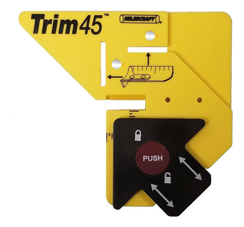 Auxiliar De Carpintaria Milescraft 8401 Trim 45 Para Ajustar
