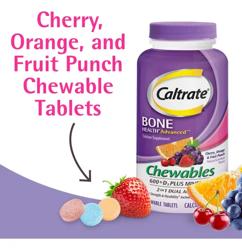 Caltrate Chewables: Fortalece Tu Huesos Con Calcio Y Vitamin