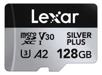 Comprar Memoria Lexar Silver Plus Micro Sdxc 128gb V30 A2 4k Uhd
