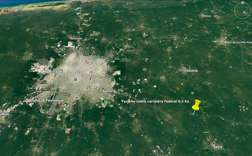 Imagen 7 de 8 de Excelente Terreno De 6.3 Ha Sobre Carretera Merida - Cancun