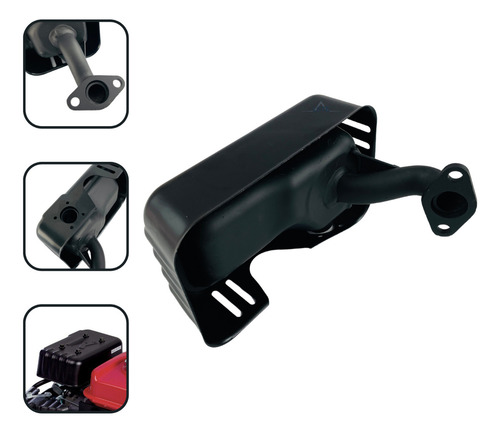 Escape Para Motor Á Gasolina 2.8/3.0hp Branco 19500245