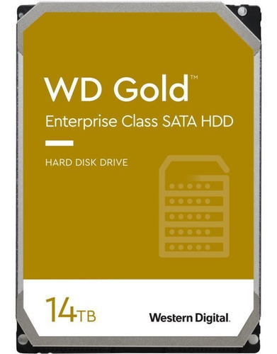 Hd Wd Gold Enterprise Sata Ii 14 TB 512 MB 6 Gb/s 7.200 rpm, color plateado