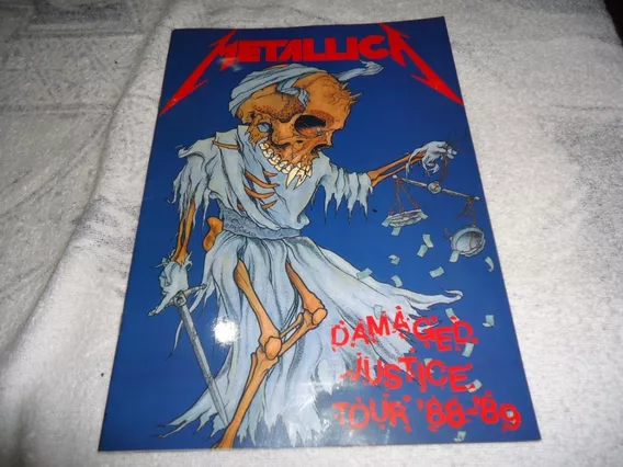Metallica - Damaged Justice Tour 88-89 - Tour Book + 2 Cds