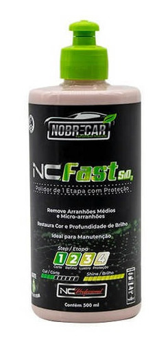 Nc Fast 3 Em 1 - Removedor De Micro-arranhões 500ml Nobrecar