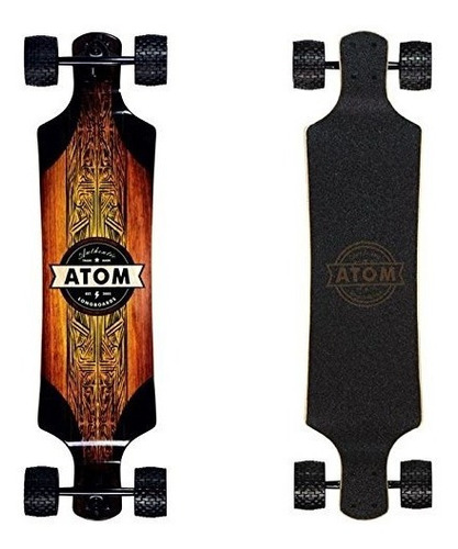 Patineta Longboard Atom Woody Todo Terreno De 39 Pulgadas