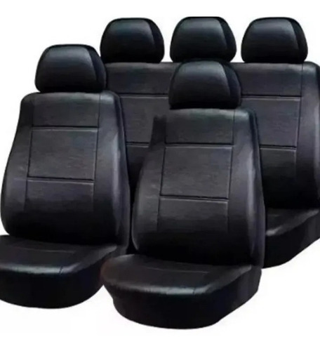 Funda Cubre Asiento Cuerina Cuero Auto Fiat Uno Completo.