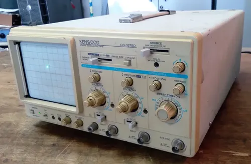 Osciloscópio Analógico Kenwood Cs-1575d - Leia A Descrição