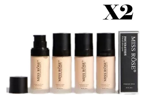 Base Liquida Full Matte Strong Redondo Miss Rose
