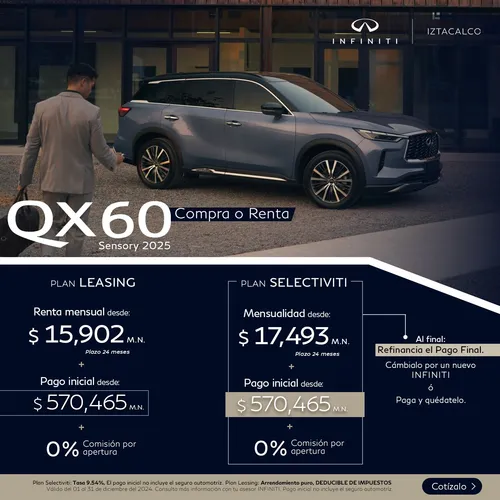 Infiniti Qx60 Luxe 2025