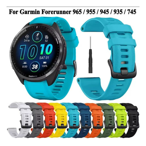 Correa Para Garmin Forerunner, 965, 955, 945, 935, 745, 22mm