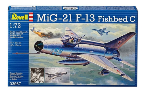 Maqueta Revell - Mig-21 F-13 Fishbed C - 1/72