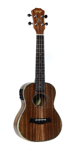 Imagem 2 de 7 de Ukulele Seizi Bora Bora Plus Concert Elétrico Bag Koa